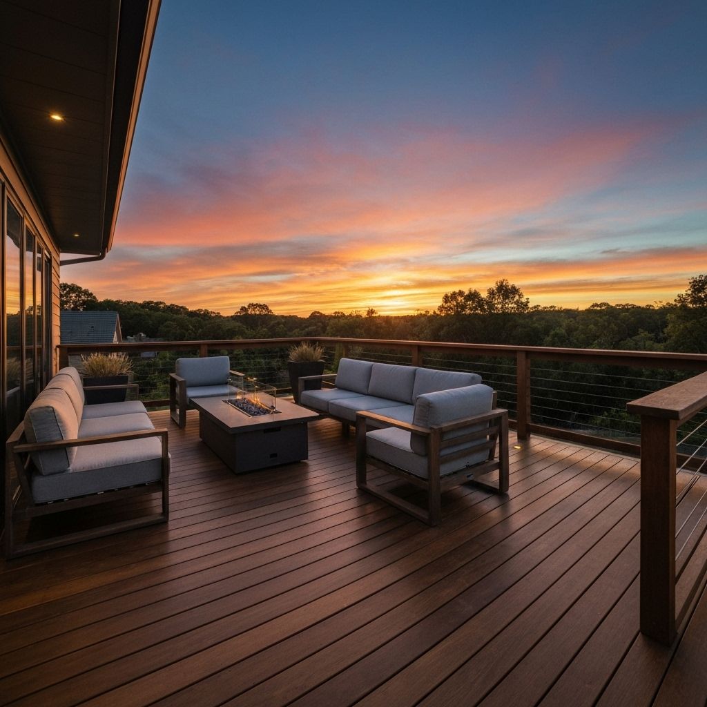 Custom deck construction in Fredericksburg VA