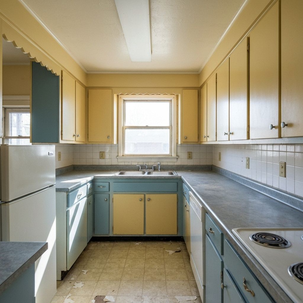 Outdated kitchen before remodel